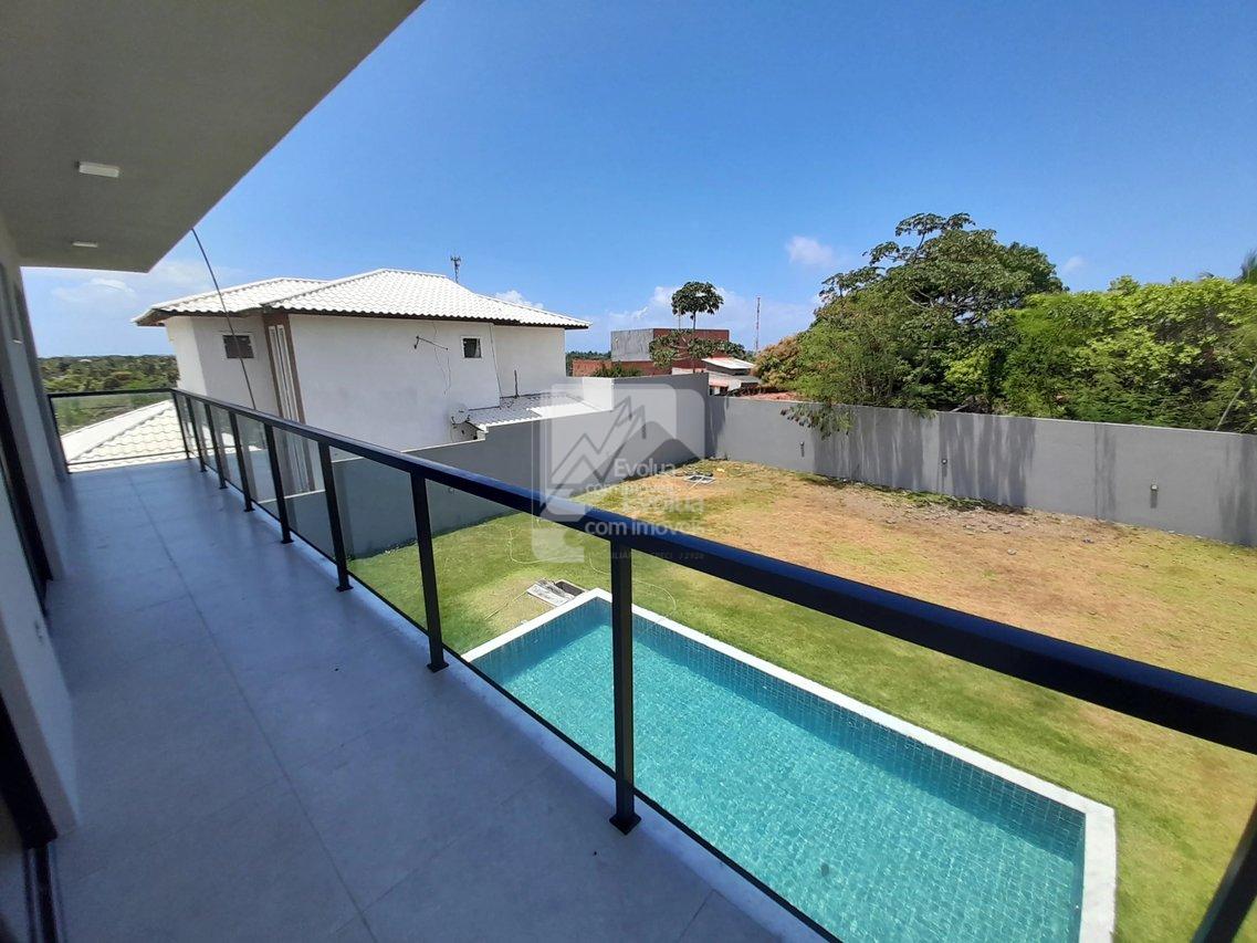 Casa nova com 4 suítes em condomínio - Barra do Jacuípe  Camaçari - 