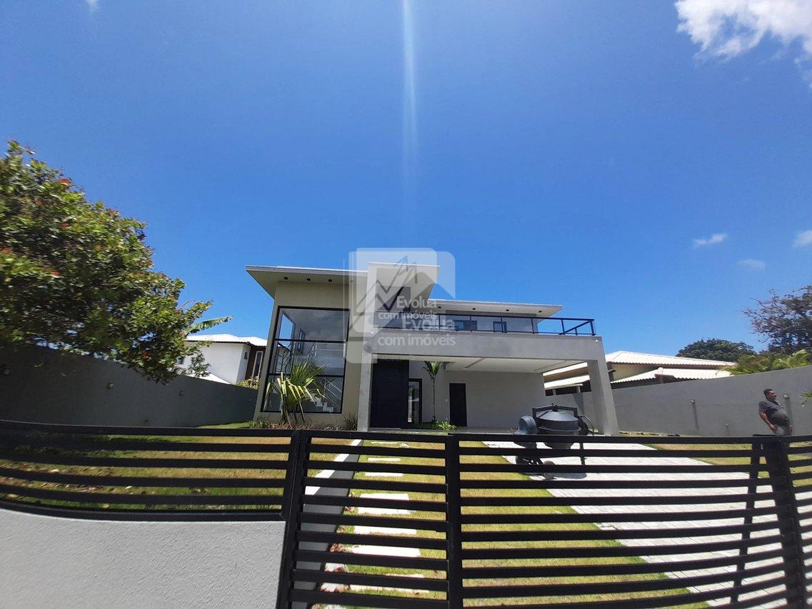 Casa nova com 4 suítes em condomínio - Barra do Jacuípe  Camaçari - 