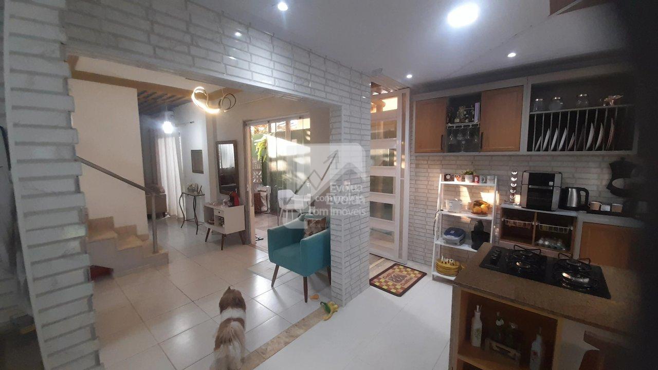 Aluguel R$ 3.500,00 Casa Duplex Mobiliada 3 suítes, Condomínio - Abrantes - Camaçari BA  Camaçari - 