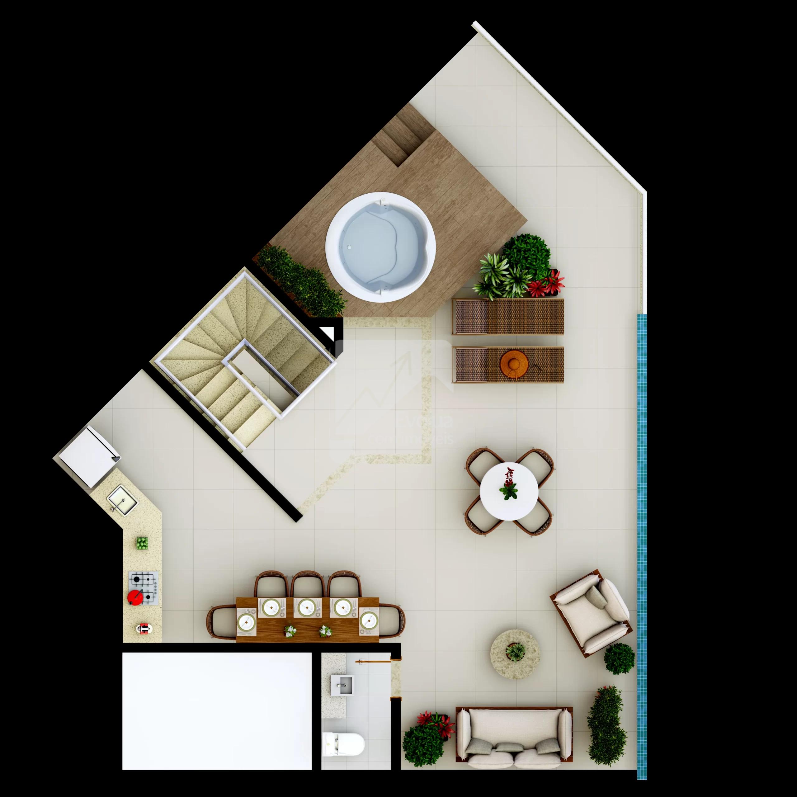 Studio, Loft e cobertura em Buraquinho  Lauro de Freitas - 