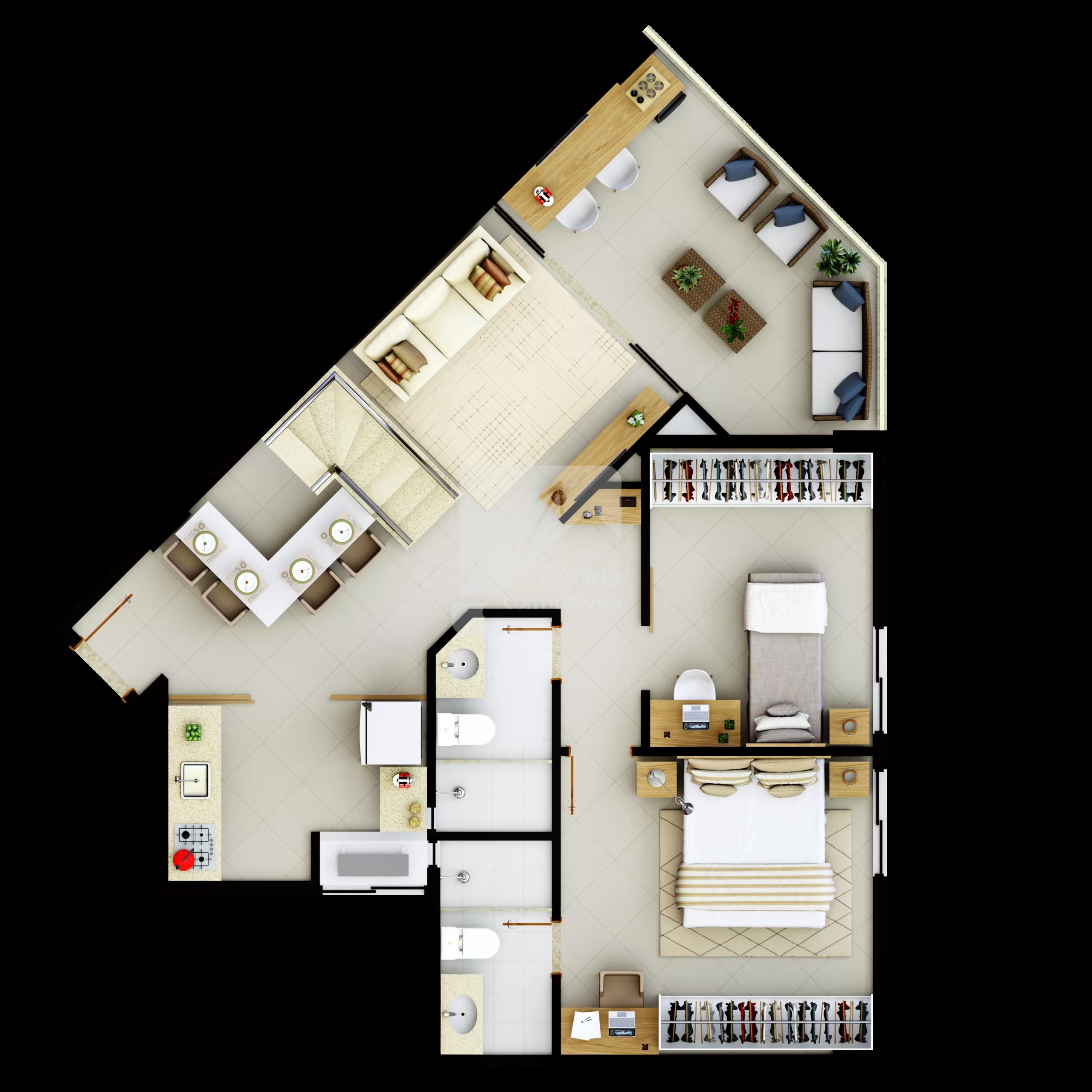 Studio, Loft e cobertura em Buraquinho  Lauro de Freitas - 