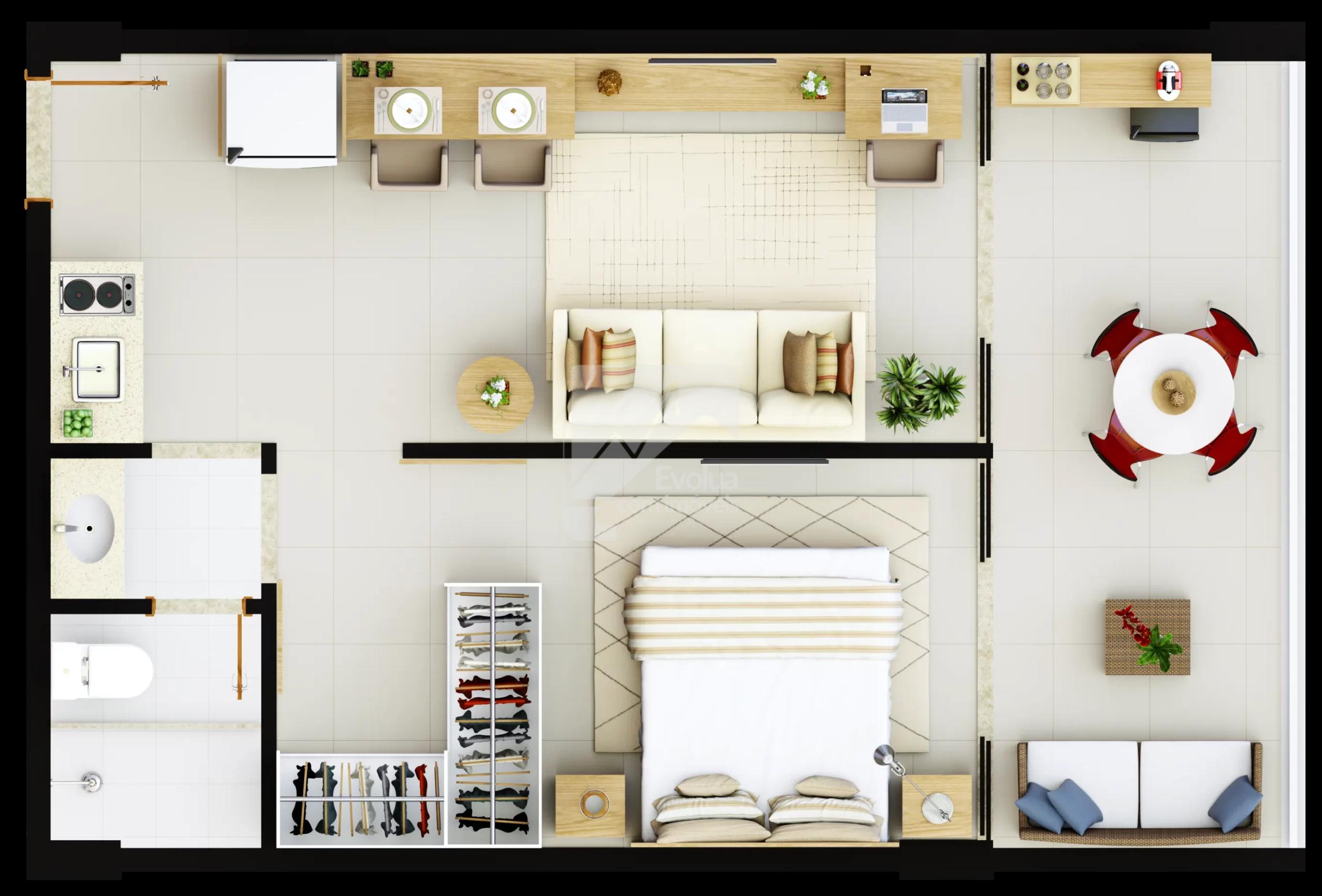 Studio, Loft e cobertura em Buraquinho  Lauro de Freitas - 