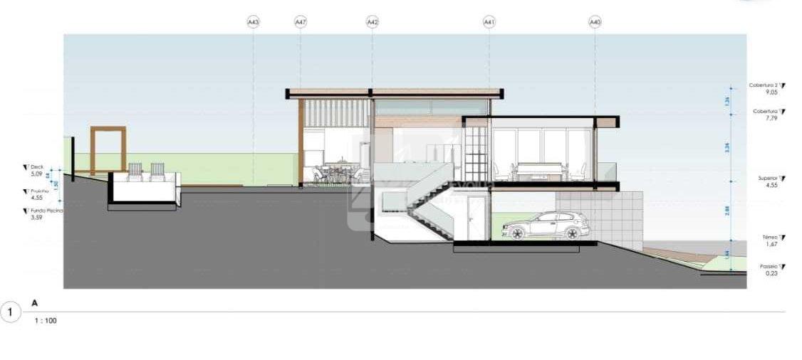 Casa a venda com 5 suítes, 2 térreas, linda projeção no Alphaville Litoral Norte I  Camaçari - 