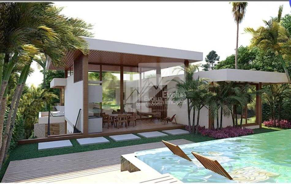 Casa a venda com 5 suítes, 2 térreas, linda projeção no Alphaville Litoral Norte I  Camaçari - 