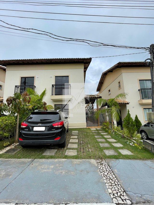 Aluguel R$ 4200,00 Casa 4 suítes Mobiliado, Condomínio Fechado, Abrantes - CAMAÇARI  Camaçari - 