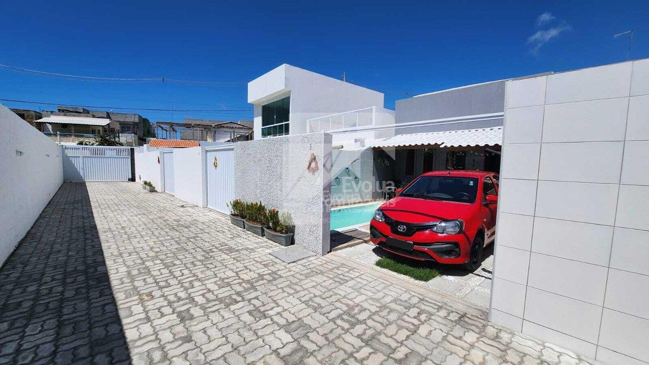 Vendo Casa R$ 300.000,00 com 1 Suíte, Condomínio Fechado, Jauá - Camaçari  Camaçari - 