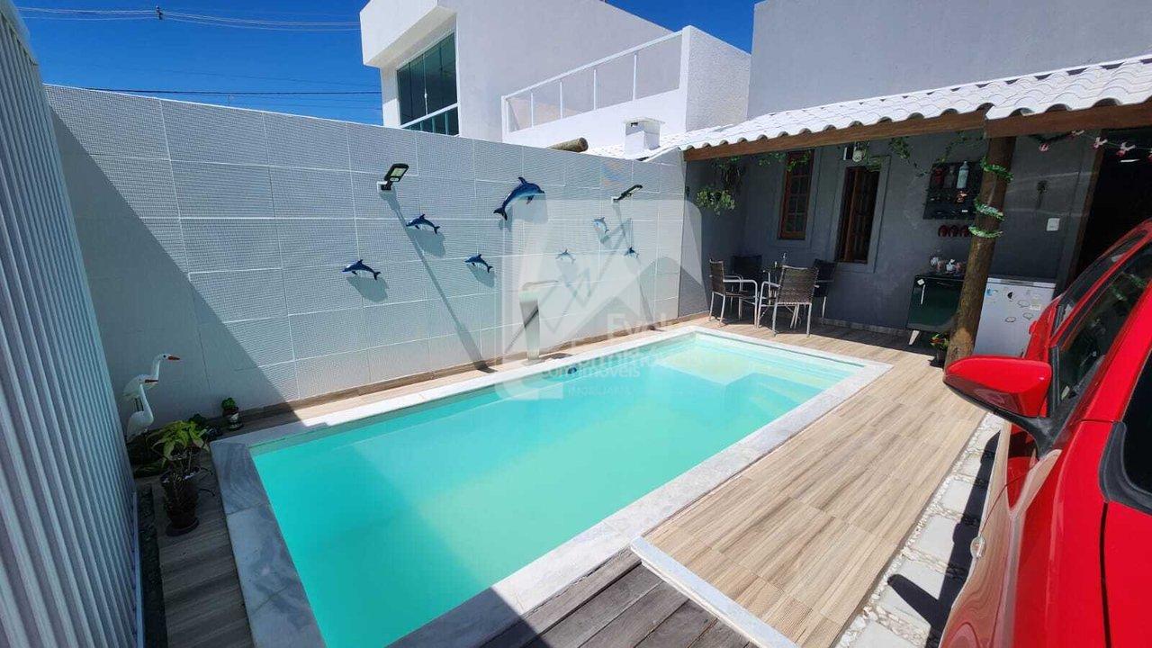 Vendo Casa R$ 300.000,00 com 1 Suíte, Condomínio Fechado, Jauá - Camaçari  Camaçari - 