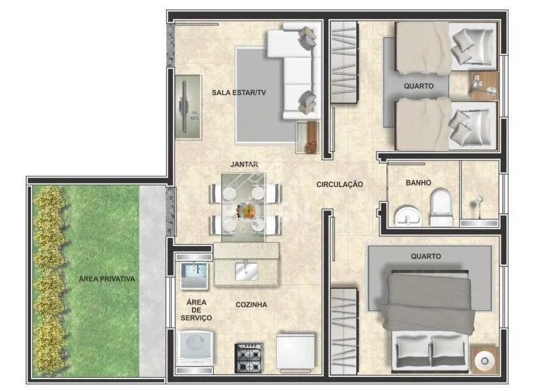 Apartamento 2 dormit&oacute;rios T&eacute;rreo - Vende - Jacare&iacute;  Jacareí - 