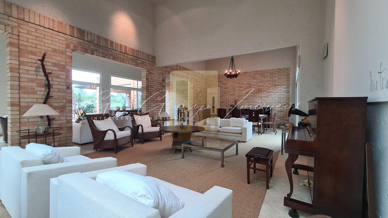 Casa cinematográfica com Golfe no quintal no Terras de São José I Condomínio Terras de São José Itu - 