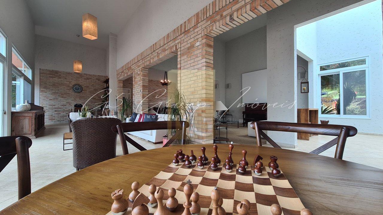 Casa cinematográfica com Golfe no quintal no Terras de São José I Condomínio Terras de São José Itu - 