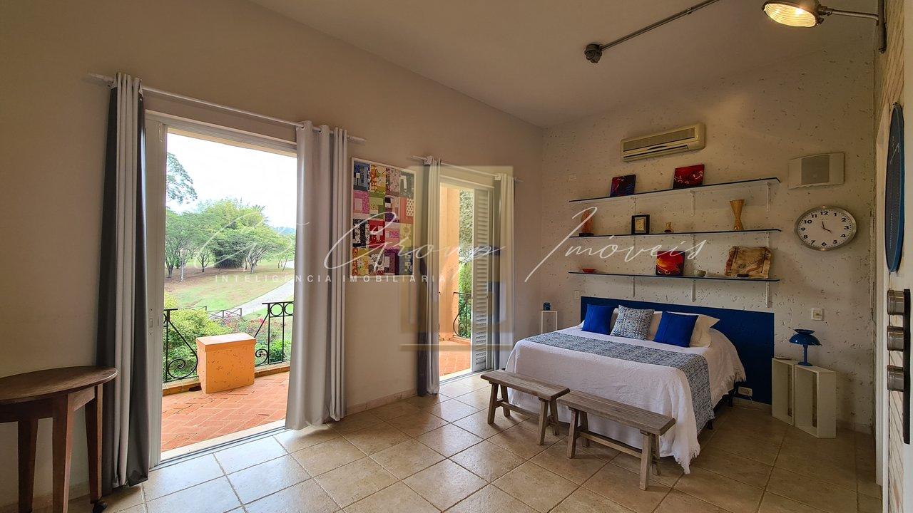 Casa cinematográfica com Golfe no quintal no Terras de São José I Condomínio Terras de São José Itu - 