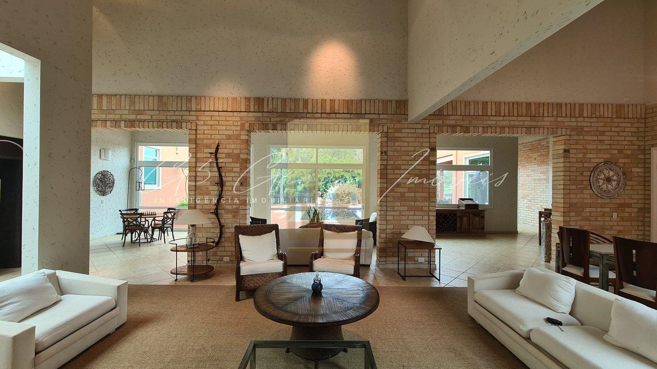 Casa cinematográfica com Golfe no quintal no Terras de São José I Condomínio Terras de São José Itu - 