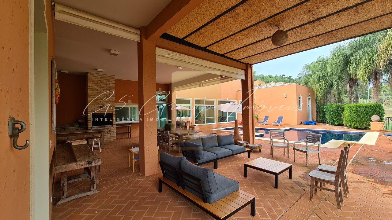 Casa cinematográfica com Golfe no quintal no Terras de São José I Condomínio Terras de São José Itu - 