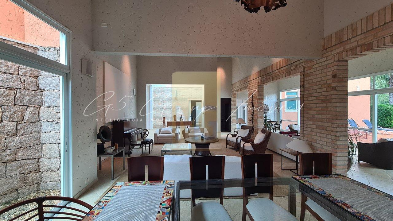 Casa cinematográfica com Golfe no quintal no Terras de São José I Condomínio Terras de São José Itu - 