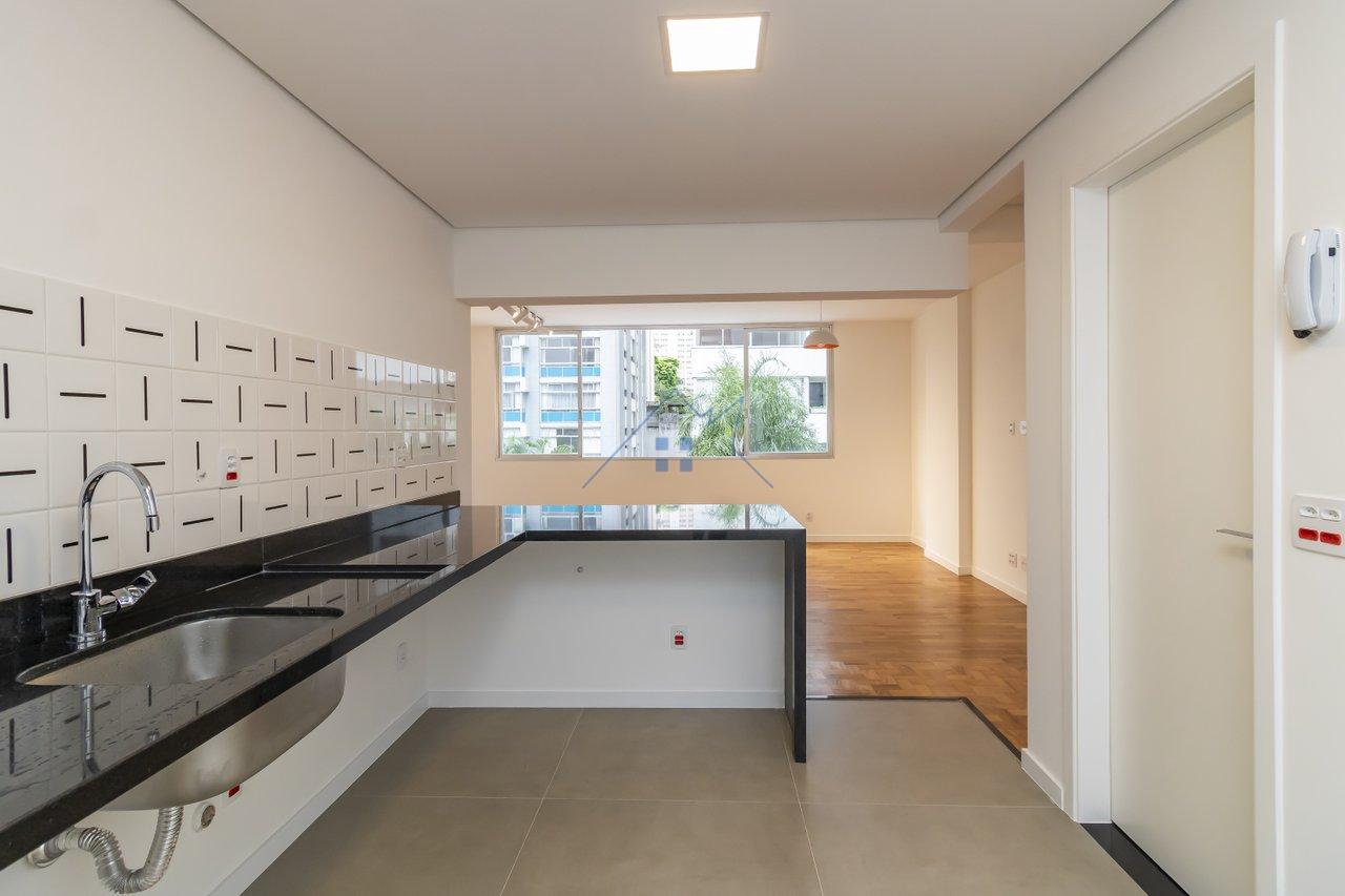 Apartamento reformado em Higienópolis 3 dorm 1 suíte 1 vaga Rua Pernambuco São Paulo - 