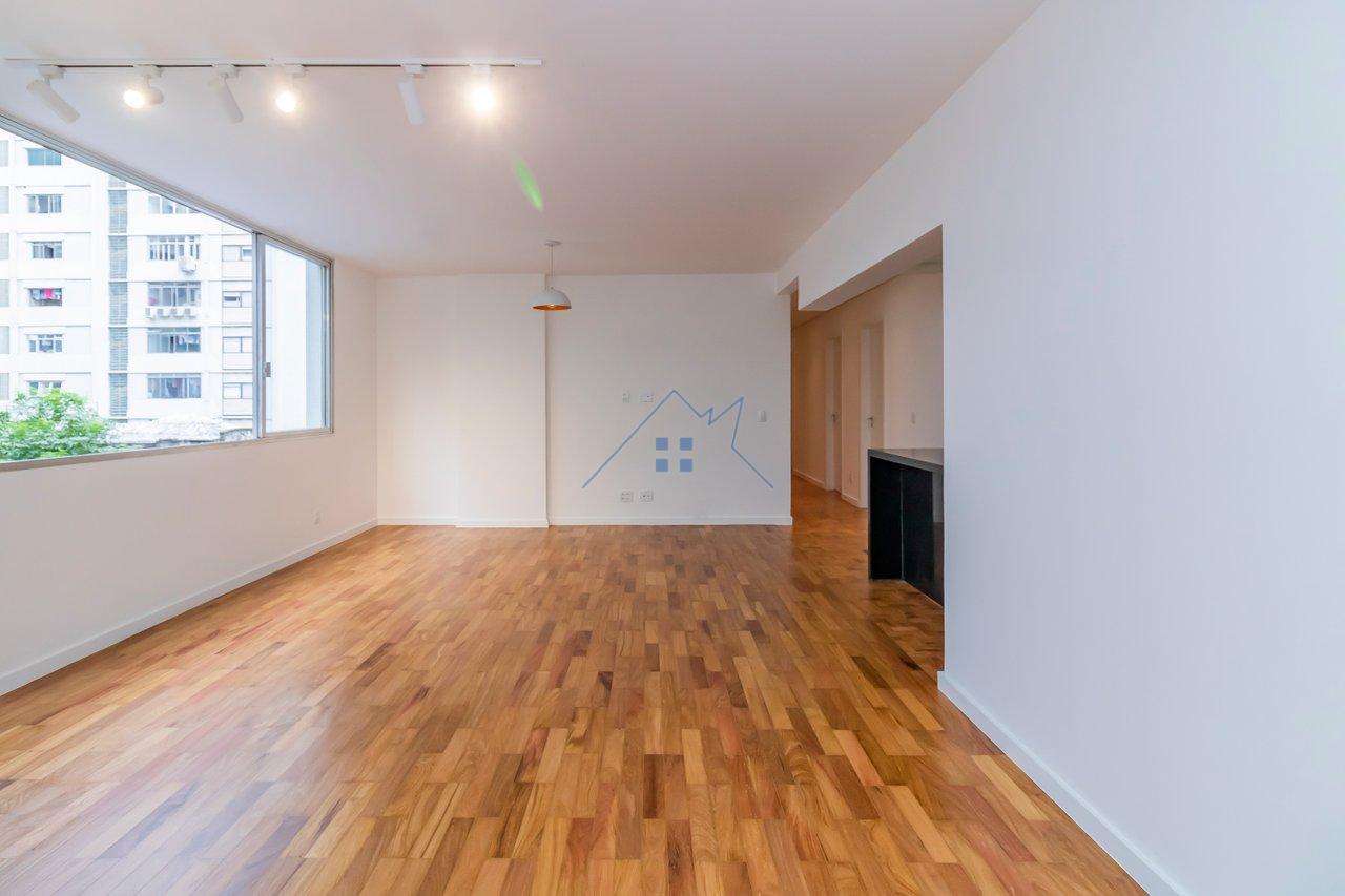 Apartamento reformado em Higienópolis 3 dorm 1 suíte 1 vaga Rua Pernambuco São Paulo - 