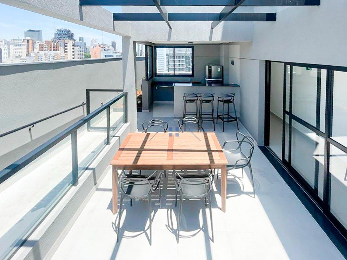 Apartamento na Bela Vista 1 dorm 1 vaga Rua Paim São Paulo - 