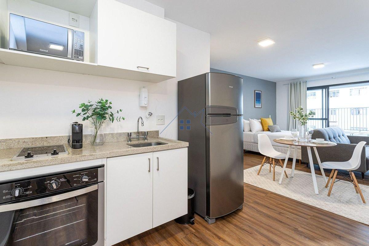 Studio de 30m², 1 quarto em República Rua Aurora São Paulo - 