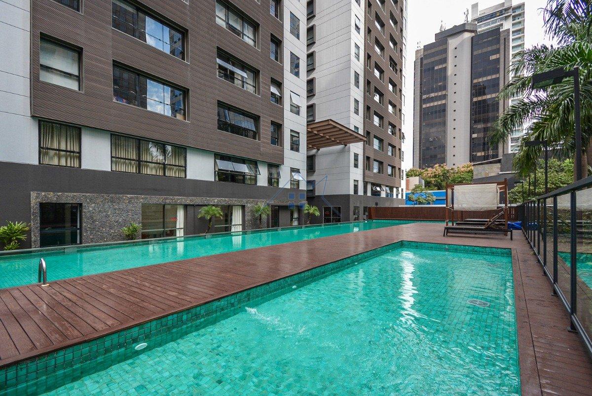 Apartamento na Cidade Monções 1 dorm 1 vaga Avenida Engenheiro Luiz Carlos Berrini São Paulo - 