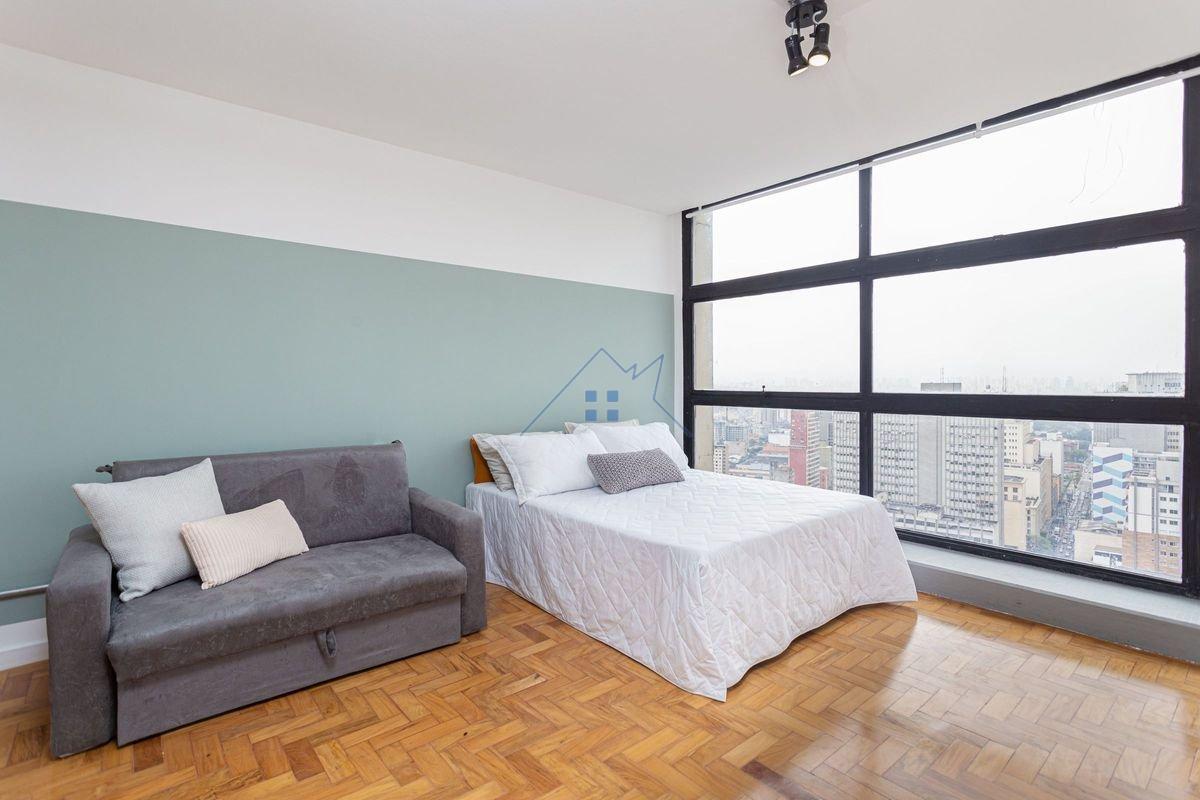 Studio de 37m², 1 quarto em Centro Avenida Prestes Maia São Paulo - 