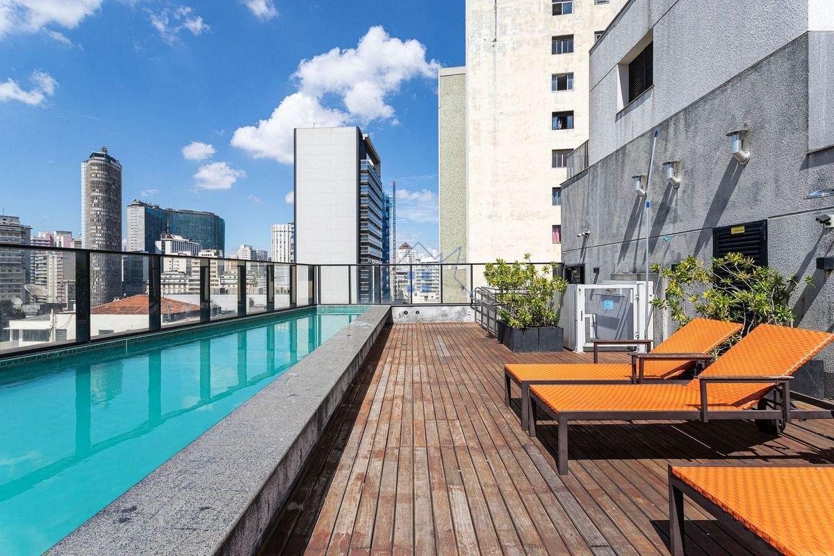 Studio de 30m², 1 quarto em República Rua Aurora São Paulo - 