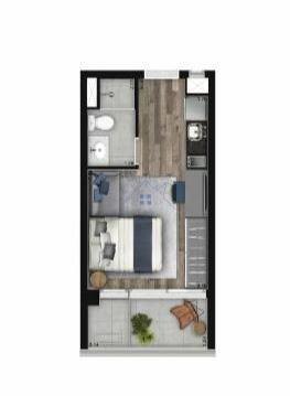 Apartamento 1 dorm na Vila Mariana Rua Estela São Paulo - 