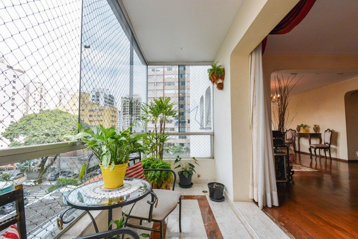 Apartamento em Indianópolis/Moema 3 suítes 4 vagas 204m² Alameda dos Aicás São Paulo - 