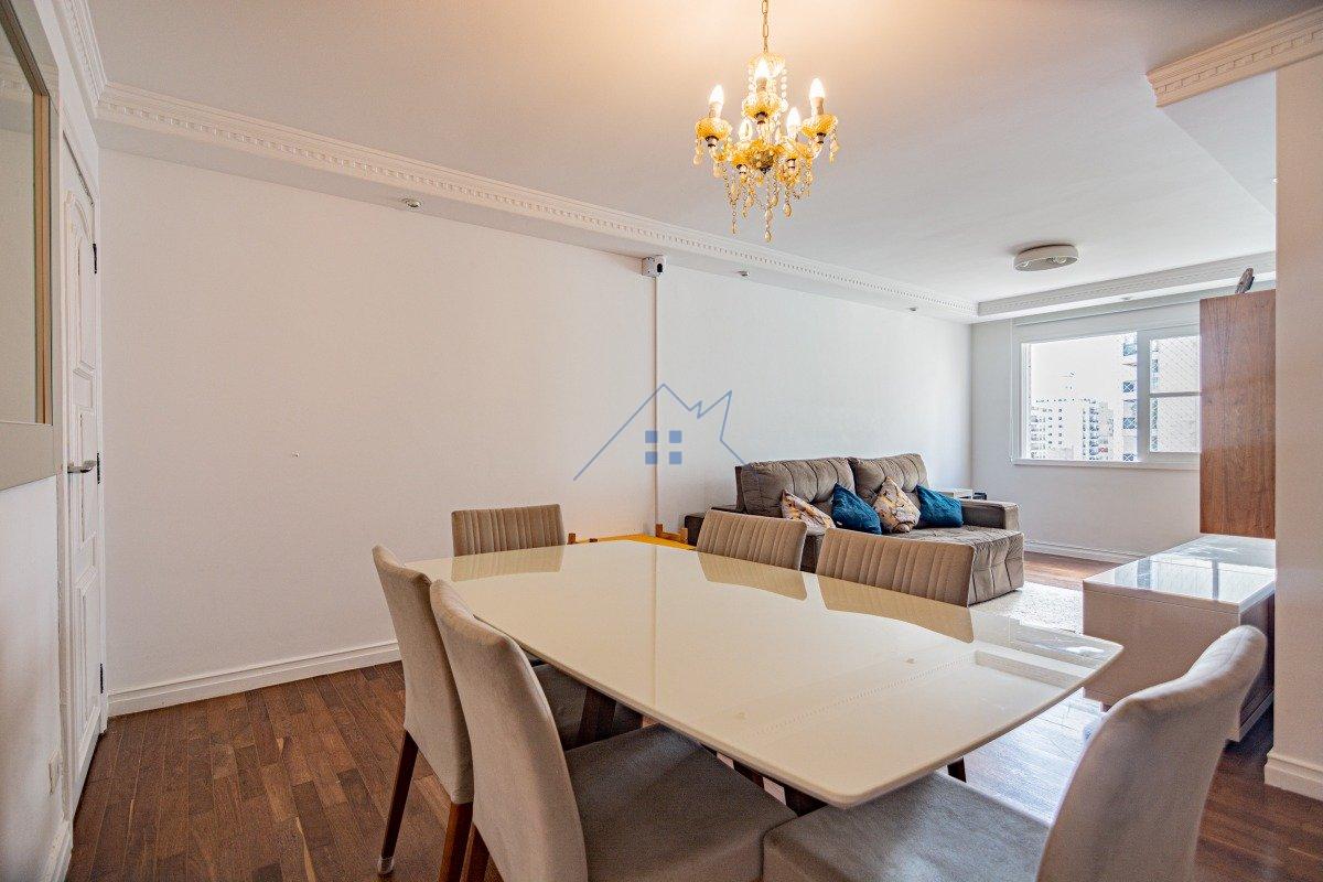 Apartamento no Jardim Paulista 3 dorm 1 suíte 2 vagas 120m² Alameda Joaquim Eugênio de Lima São Paulo - 