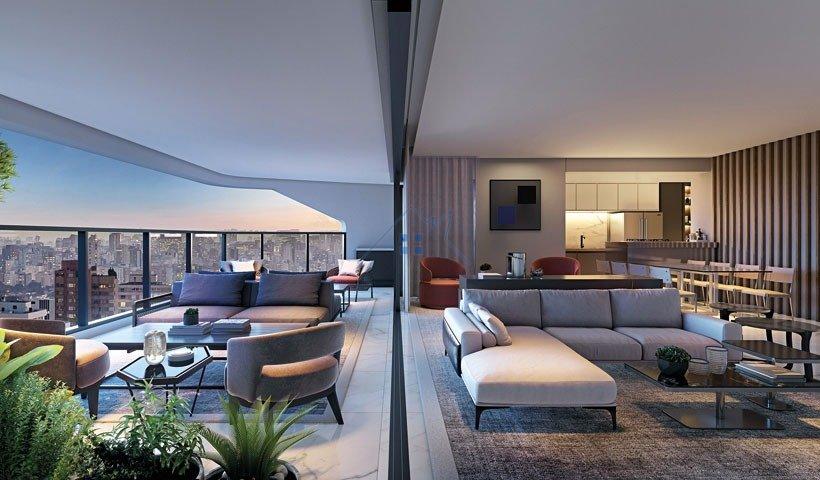 Apartamento na Chácara Santo Antônio 3 suítes 3 vagas 162m² Rua Antônio de Oliveira São Paulo - 