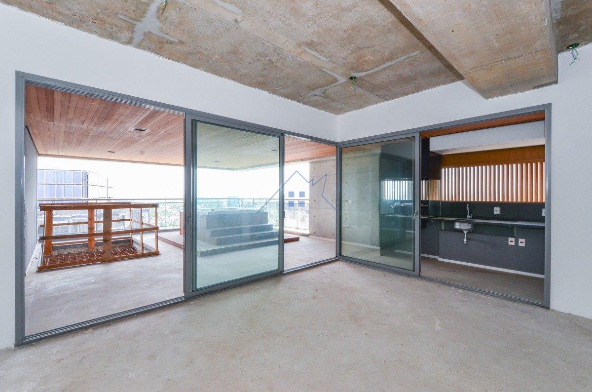 Apartamento Jd das Acácias 402,44m² 4 suítes 7 vagas Avenida Roque Petroni Júnior São Paulo - 