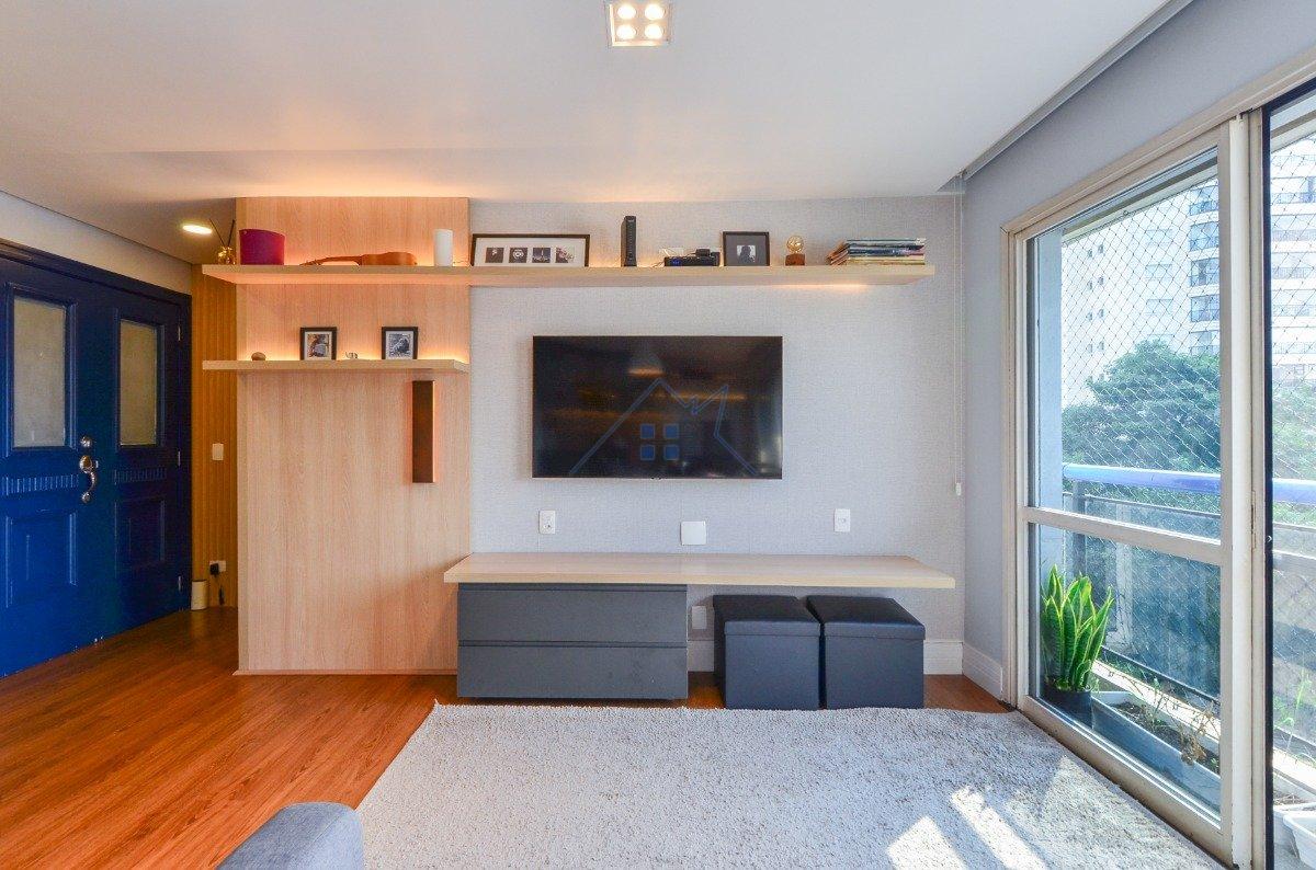 Apartamento na Cidade Monções 104m² 3 dorm 2 vagas Rua Flórida São Paulo - 