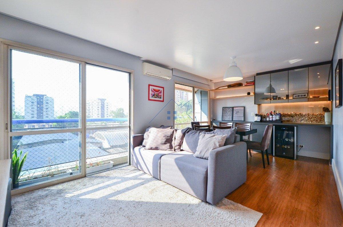 Apartamento na Cidade Monções 104m² 3 dorm 2 vagas Rua Flórida São Paulo - 