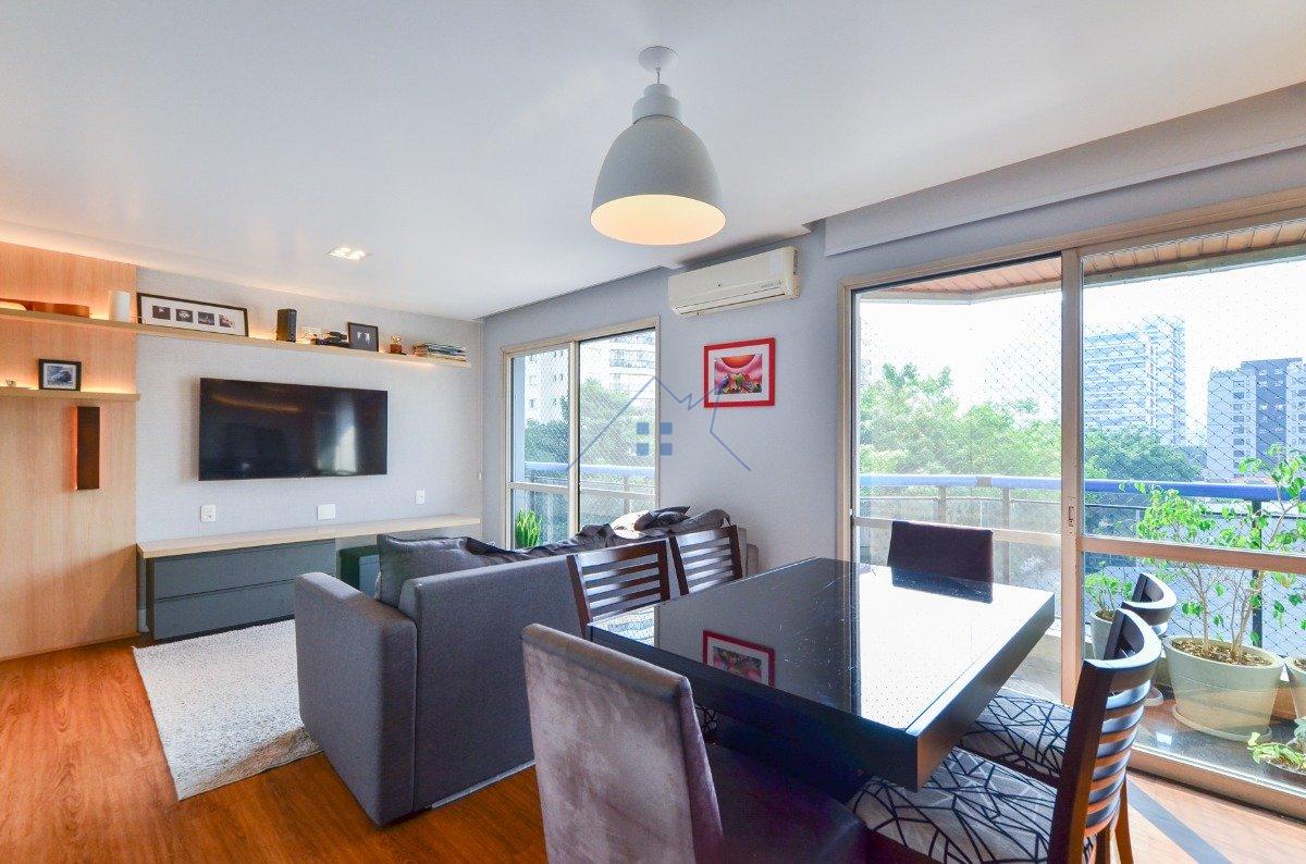 Apartamento na Cidade Monções 104m² 3 dorm 2 vagas Rua Flórida São Paulo - 