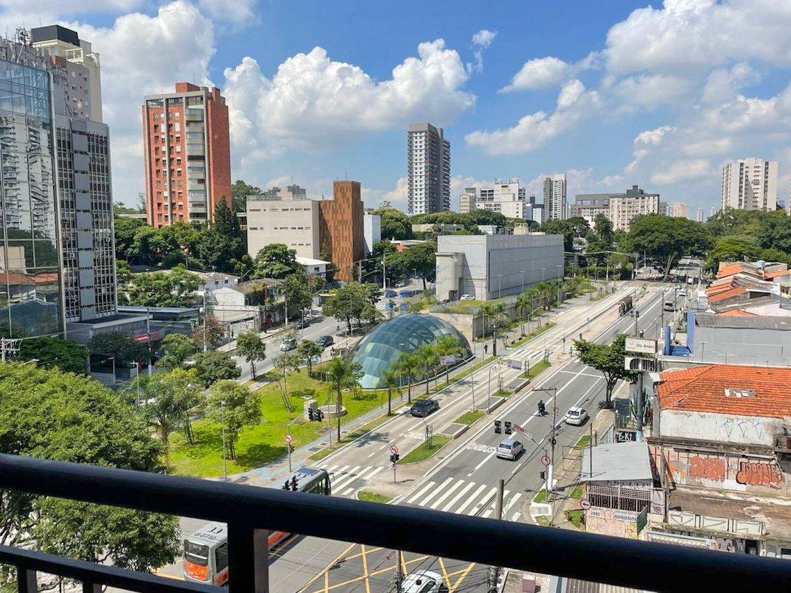 Studio em Santo Amaro 27m² Rua do Estilo Barroco São Paulo - 