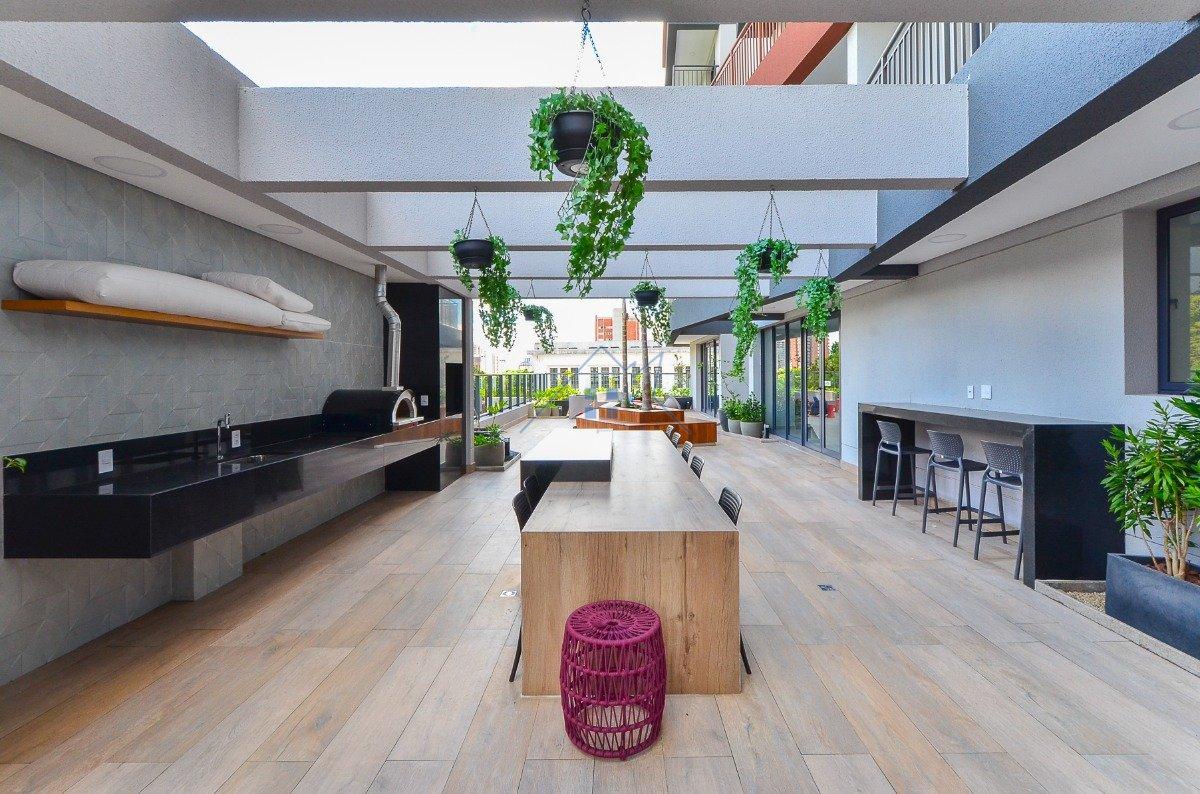 Apartamento 1 dorm com 1 vaga em Santo Amaro Avenida Vereador José Diniz São Paulo - 