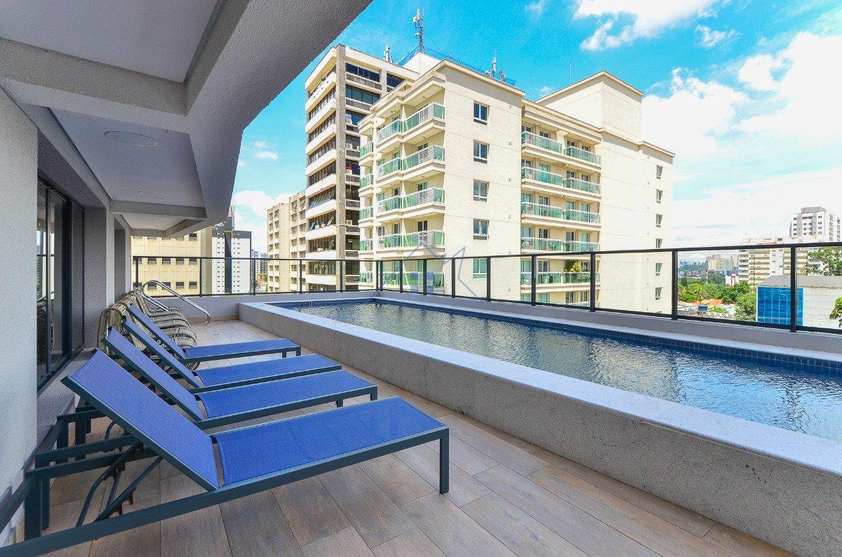 Apartamento 1 dorm com 1 vaga em Santo Amaro Avenida Vereador José Diniz São Paulo - 