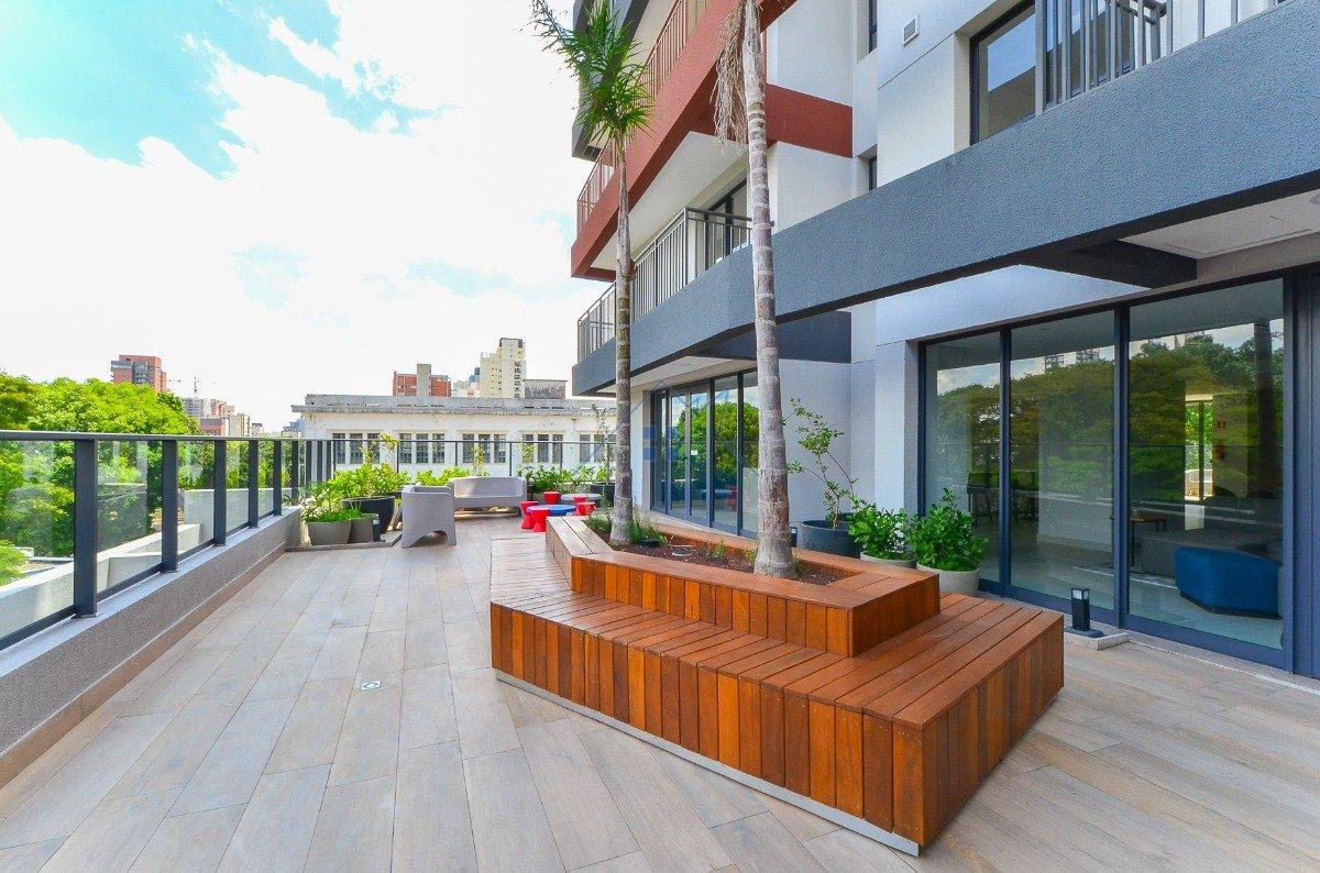 Apartamento 1 dorm com 1 vaga em Santo Amaro Avenida Vereador José Diniz São Paulo - 
