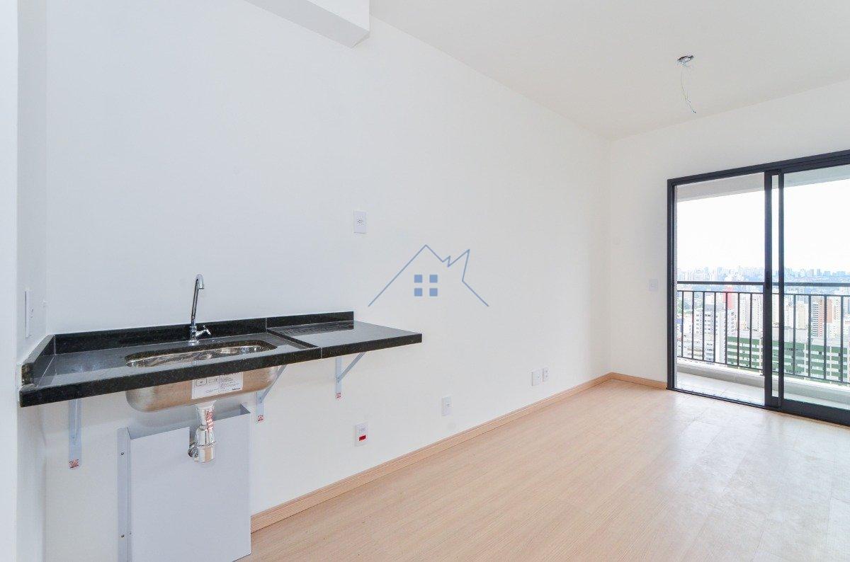 Apartamento 1 dorm com 1 vaga em Santo Amaro Avenida Vereador José Diniz São Paulo - 