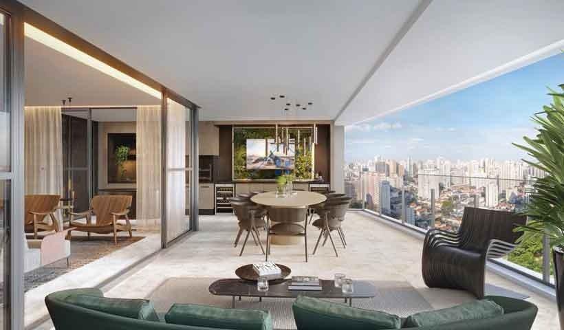 Apartamento no Paraiso com 4 suítes e 4 vagas Rua Achilles Masetti São Paulo - 