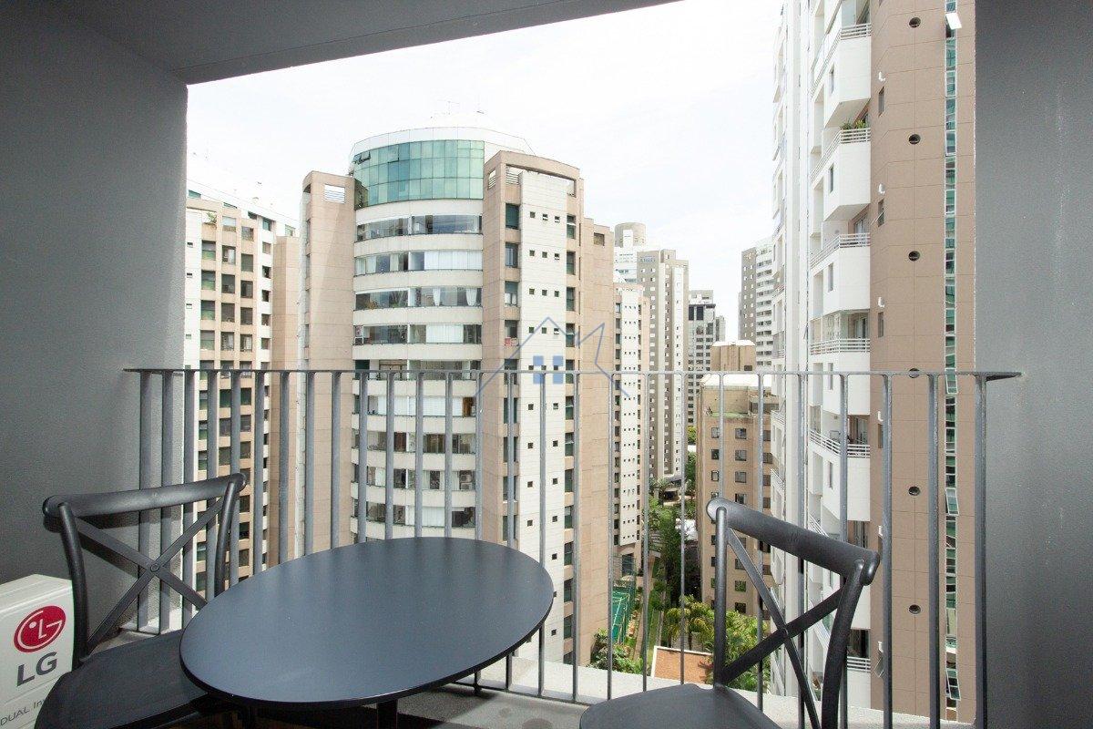 Studio em Moema 27m² Alameda dos Jurupis São Paulo - 