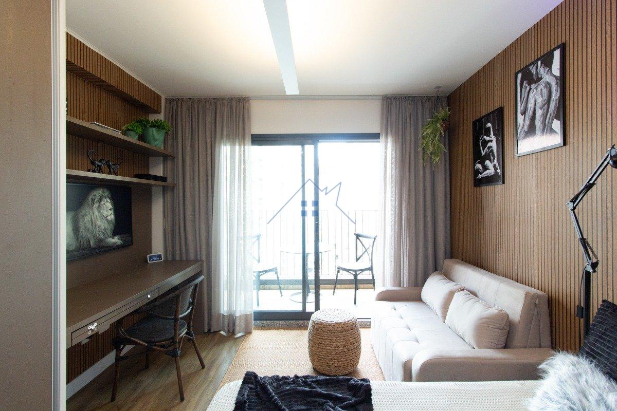 Studio em Moema 27m² Alameda dos Jurupis São Paulo - 