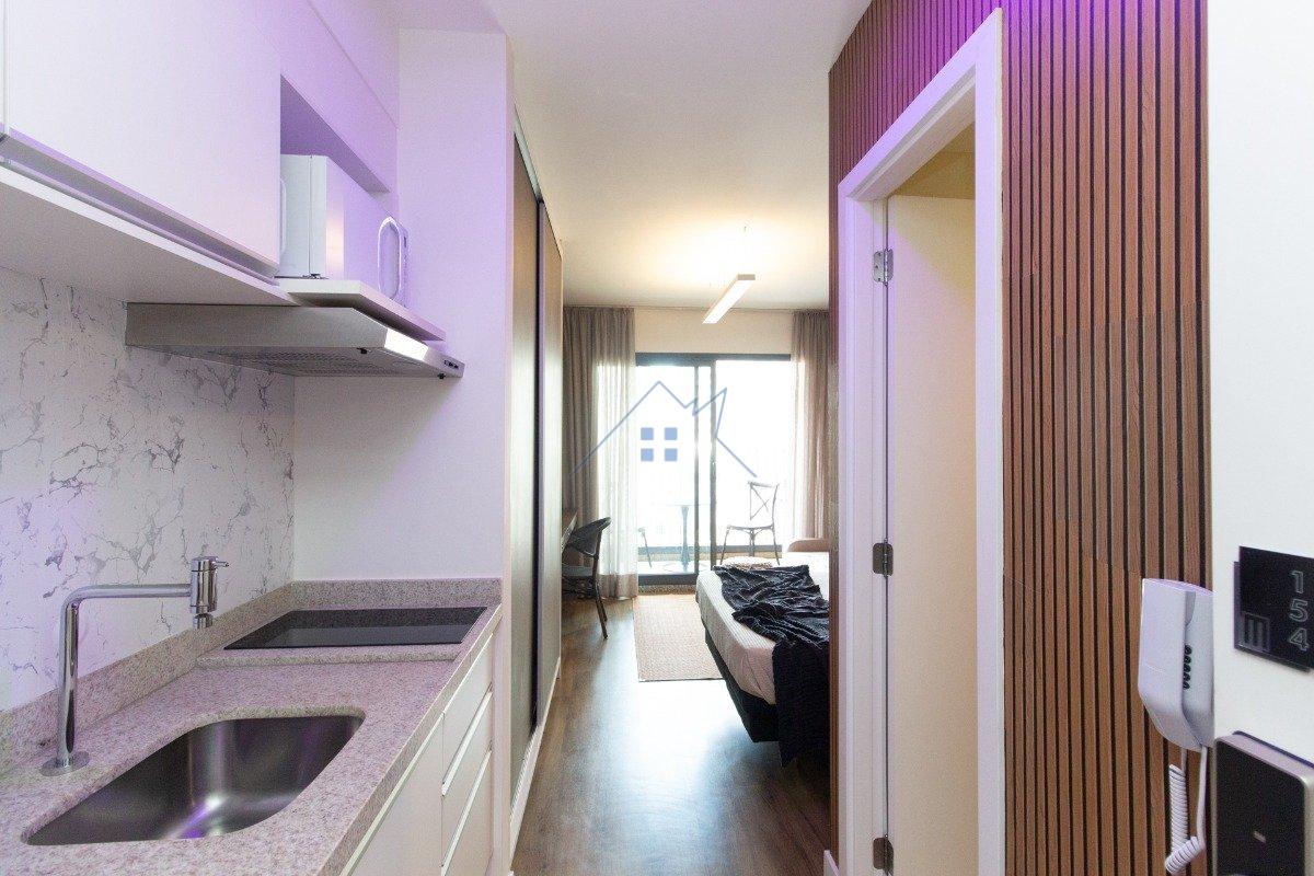 Studio em Moema 27m² Alameda dos Jurupis São Paulo - 