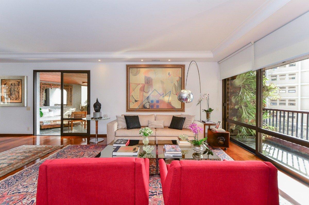 Apartamento no Real Parque 265m² 3 suítes 3 vagas Rua Dom Paulo Pedrosa São Paulo - 