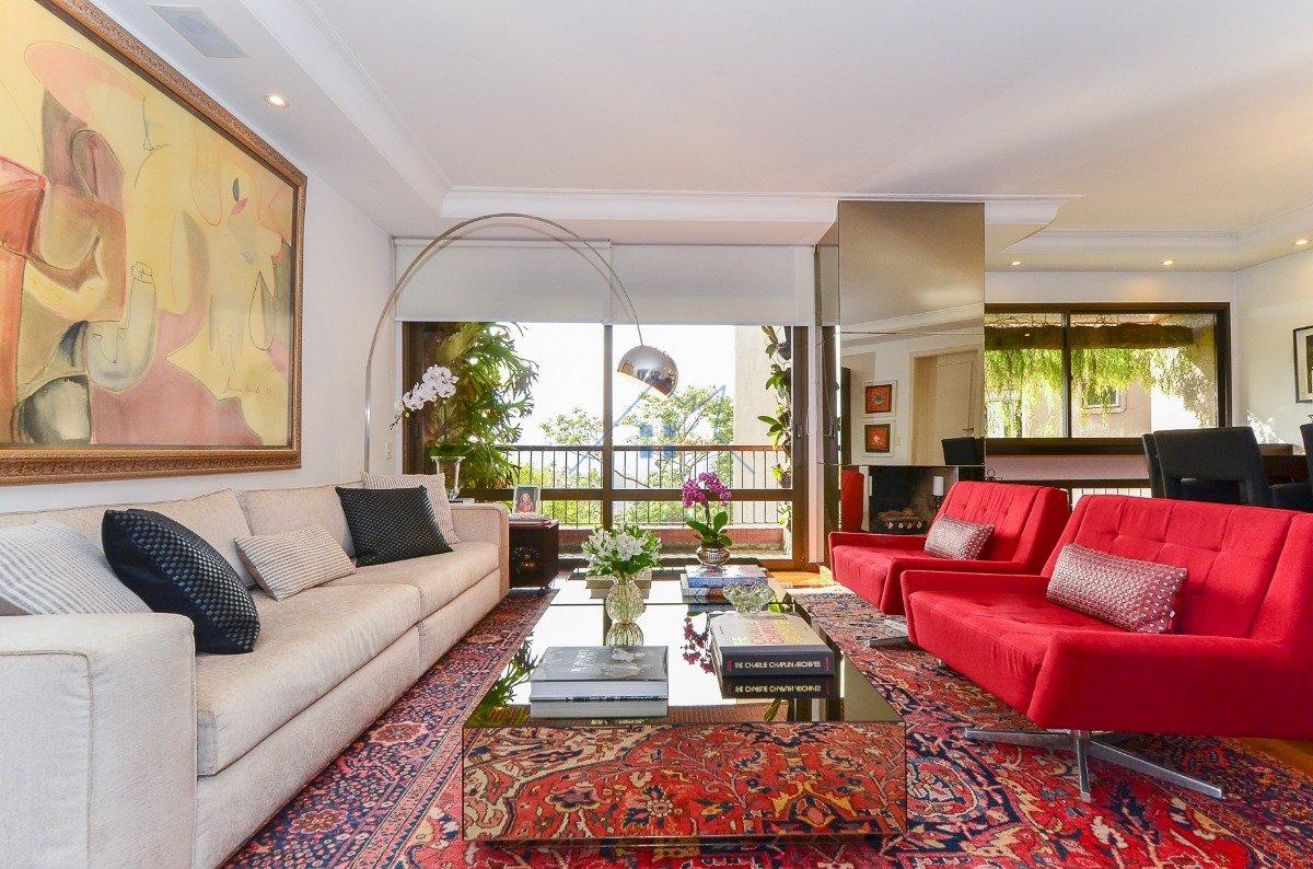 Apartamento no Real Parque 265m² 3 suítes 3 vagas Rua Dom Paulo Pedrosa São Paulo - 