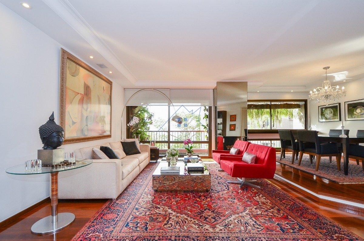 Apartamento no Real Parque 265m² 3 suítes 3 vagas Rua Dom Paulo Pedrosa São Paulo - 
