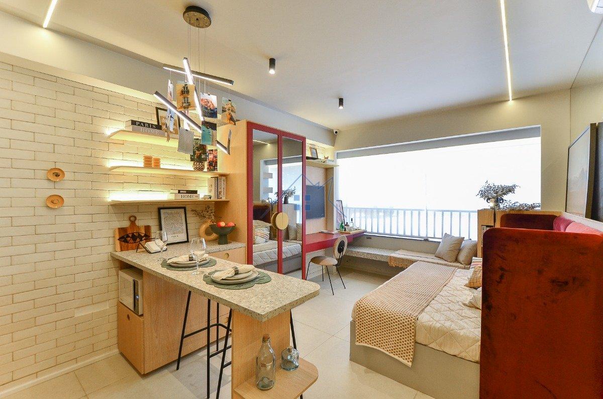 Studio no Campo Belo 36m² Rua Estevão Baião São Paulo - 
