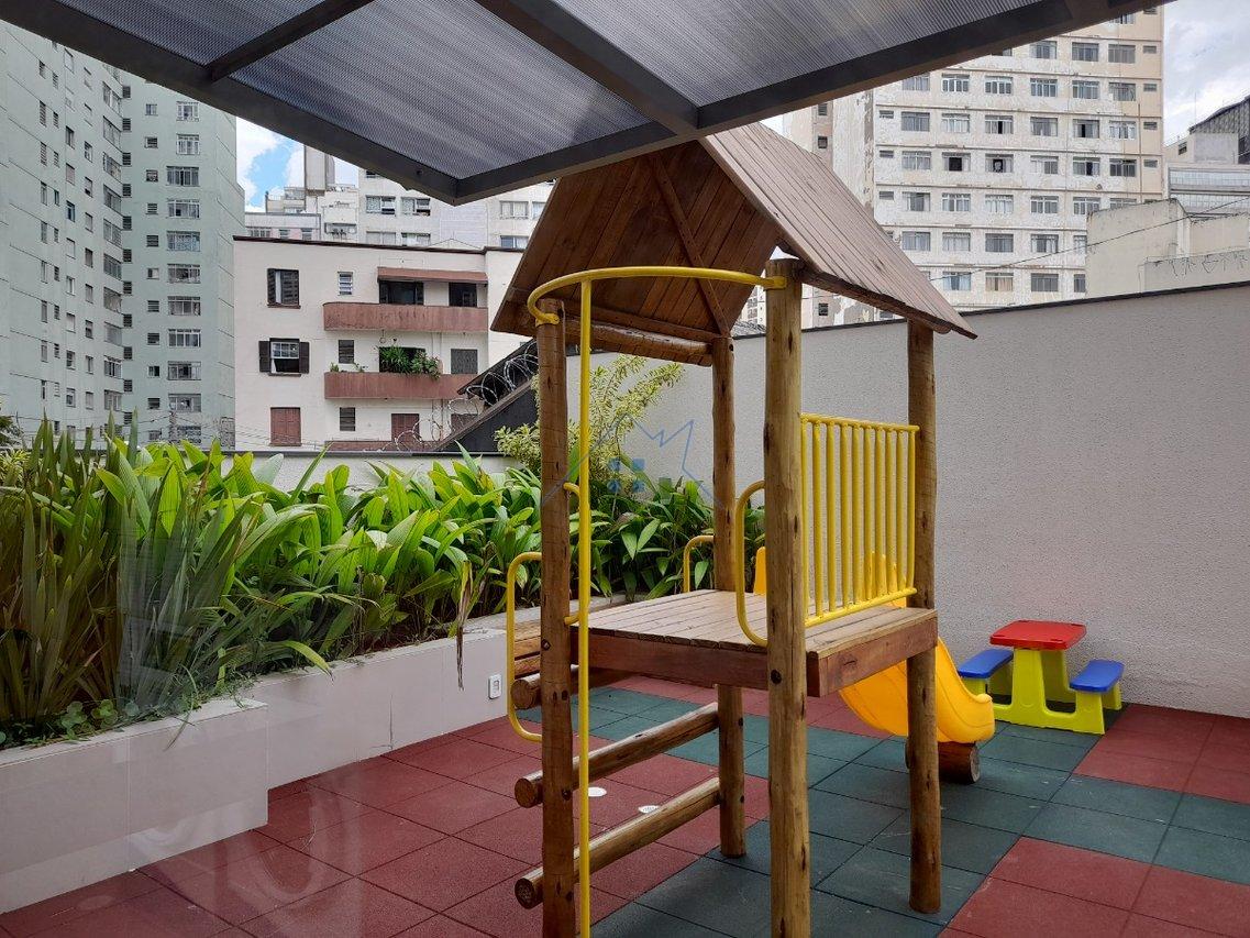 Apartamento Garden na Bela Vista com 42m¹ 1 dorm Rua Conselheiro Ramalho São Paulo - 