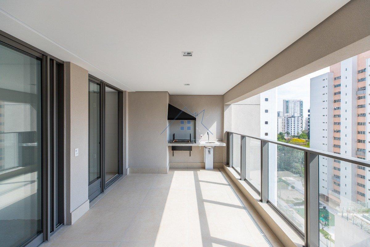 Apartamento no Brooklin Paulista 232m² 4 suítes 3 vagas Rua Barão do Triunfo São Paulo - 
