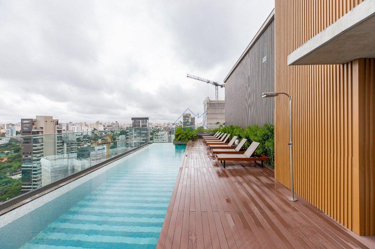 Apartamento Garden em Moema 68m² 1 dorm 1 vaga Alameda dos Arapanés São Paulo - 