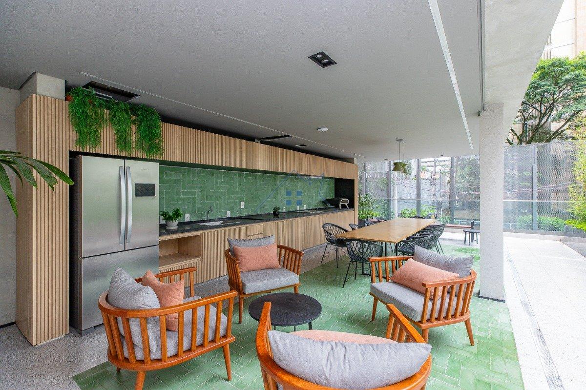 Apartamento Garden em Moema 68m² 1 dorm 1 vaga Alameda dos Arapanés São Paulo - 